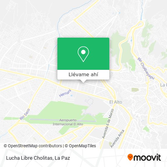 Mapa de Lucha Libre Cholitas
