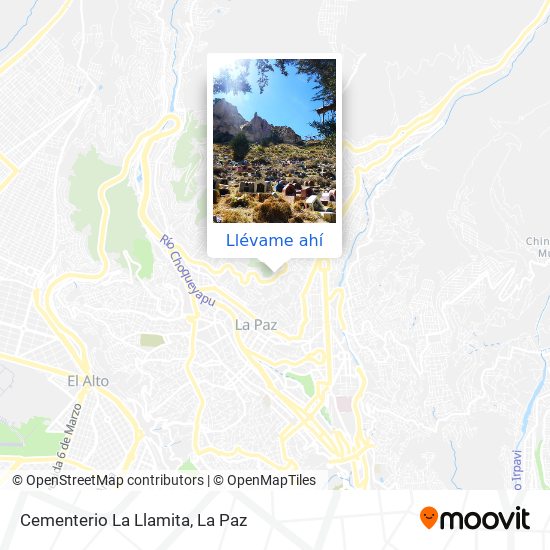 Mapa de Cementerio La Llamita
