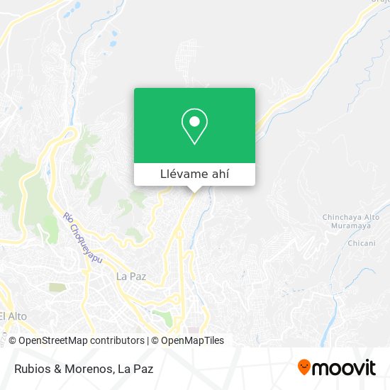 Mapa de Rubios & Morenos