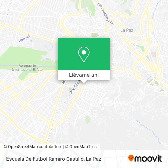 Mapa de Escuela De Fútbol Ramiro Castillo