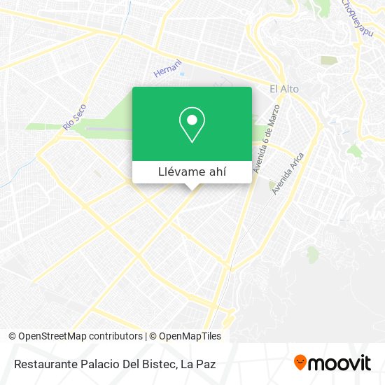 Mapa de Restaurante Palacio Del Bistec