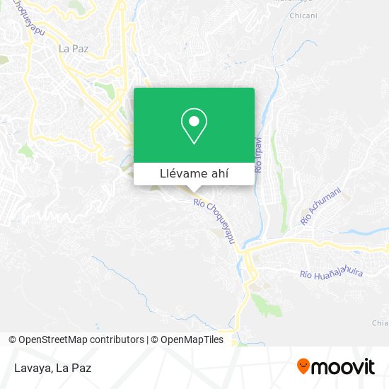 Mapa de Lavaya