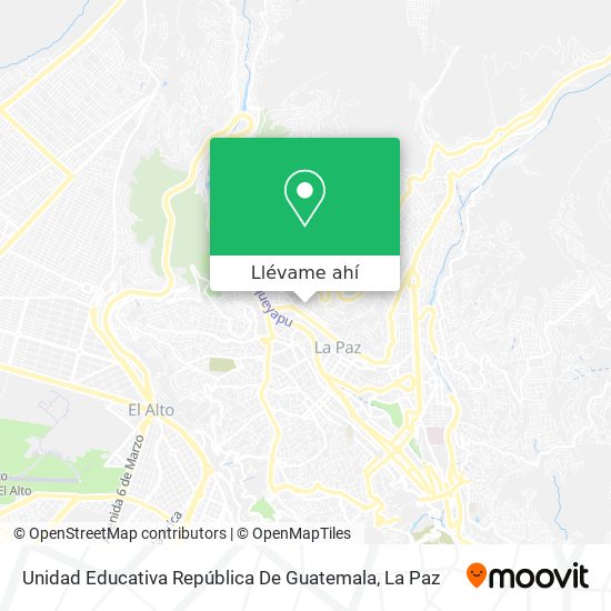 Mapa de Unidad Educativa República De Guatemala