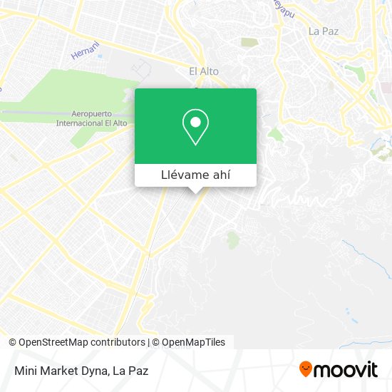 Mapa de Mini Market Dyna
