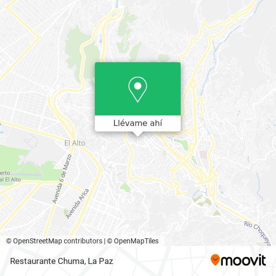 Mapa de Restaurante Chuma