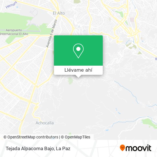 Mapa de Tejada Alpacoma Bajo