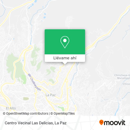 Mapa de Centro Vecinal Las Delicias
