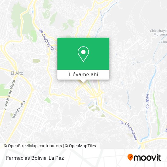 Mapa de Farmacias Bolivia