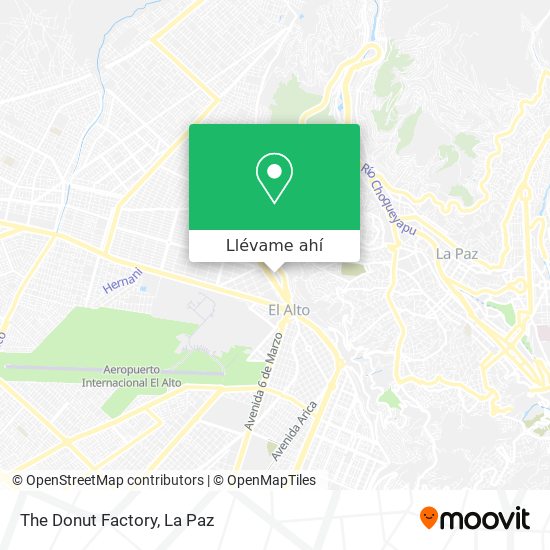 Mapa de The Donut Factory
