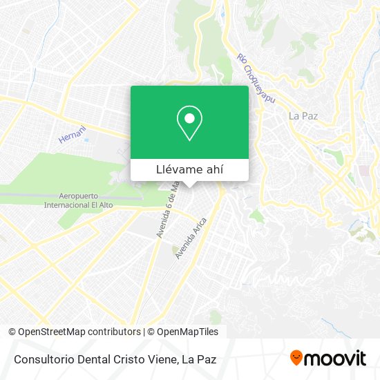 Mapa de Consultorio Dental Cristo Viene