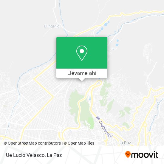 Mapa de Ue Lucio Velasco