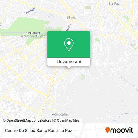 Mapa de Centro De Salud Santa Rosa