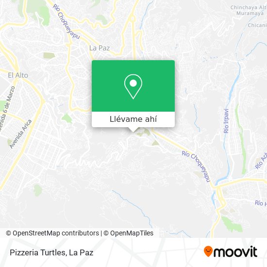 Mapa de Pizzeria Turtles