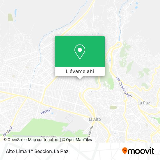 Mapa de Alto Lima 1ª Sección