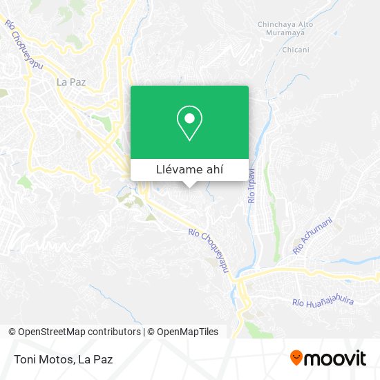 Mapa de Toni Motos