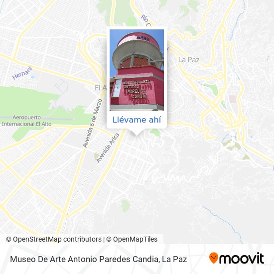 Mapa de Museo De Arte Antonio Paredes Candia