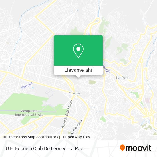 Mapa de U.E. Escuela Club De Leones
