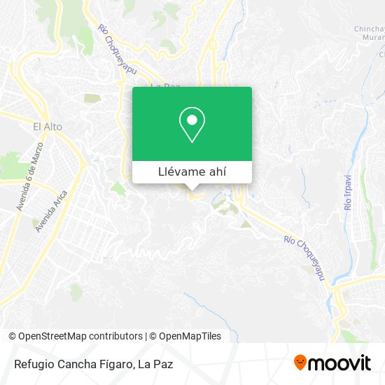 Mapa de Refugio Cancha Fígaro