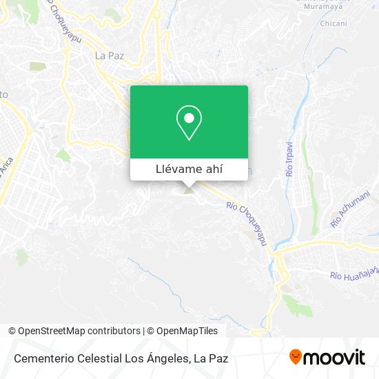 Mapa de Cementerio Celestial Los Ángeles