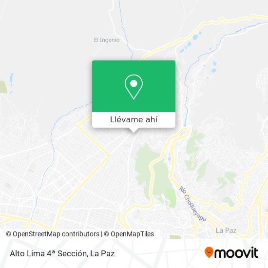 Mapa de Alto Lima 4ª Sección