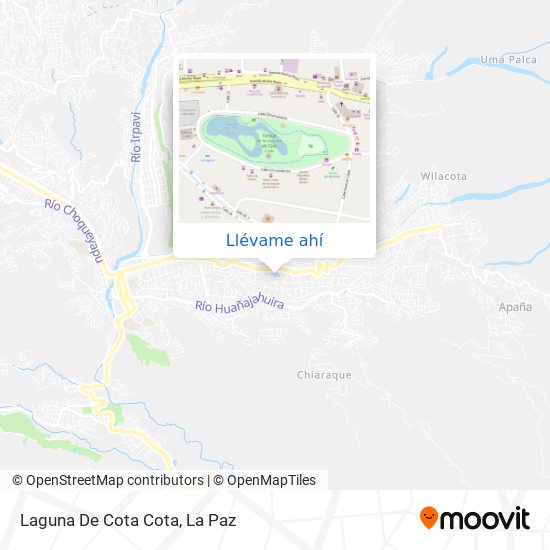 Mapa de Laguna De Cota Cota