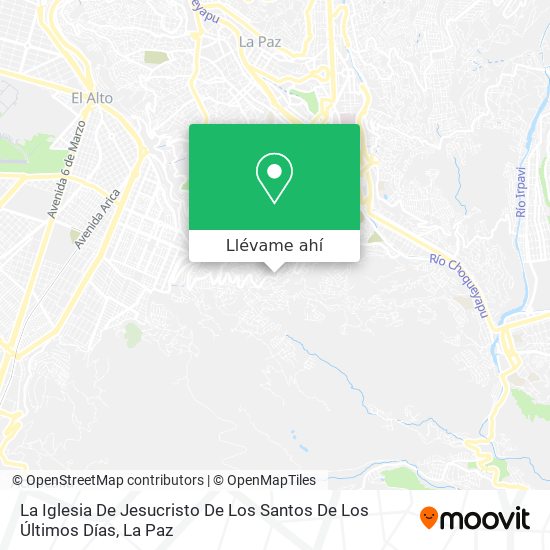 Mapa de La Iglesia De Jesucristo De Los Santos De Los Últimos Días