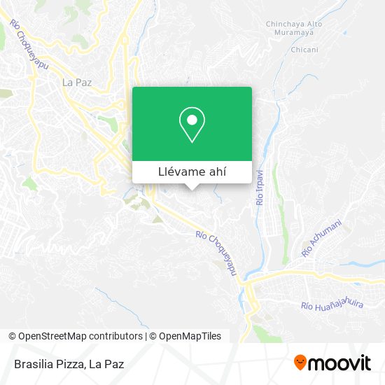 Mapa de Brasilia Pizza
