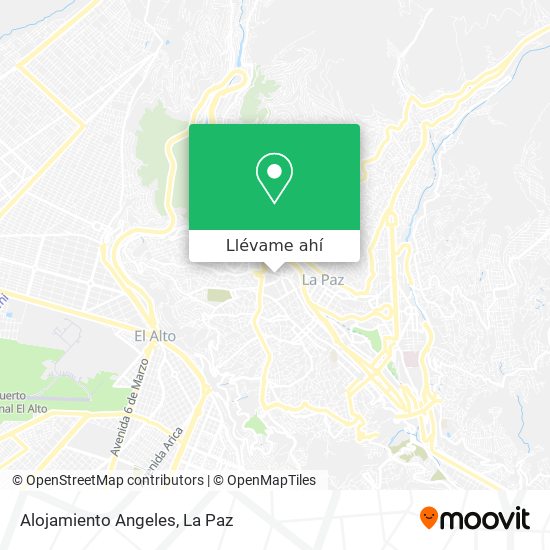Mapa de Alojamiento Angeles