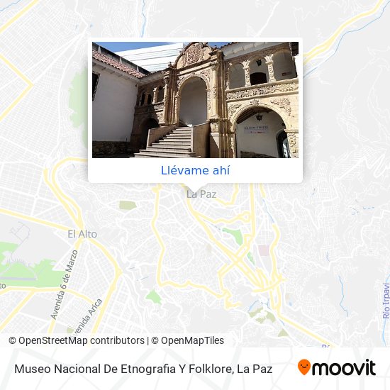 Mapa de Museo Nacional De Etnografia Y Folklore