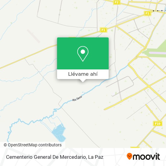 Mapa de Cementerio General De Mercedario