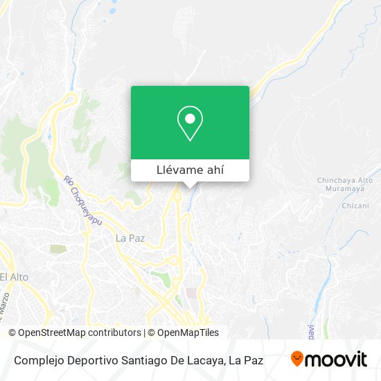 Mapa de Complejo Deportivo Santiago De Lacaya