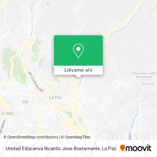 Mapa de Unidad Educariva Ricardo Jose Bustamante