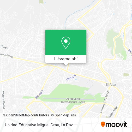 Mapa de Unidad Educativa Miguel Grau
