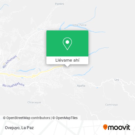 Mapa de Ovejuyo