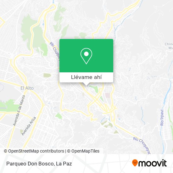 Mapa de Parqueo Don Bosco