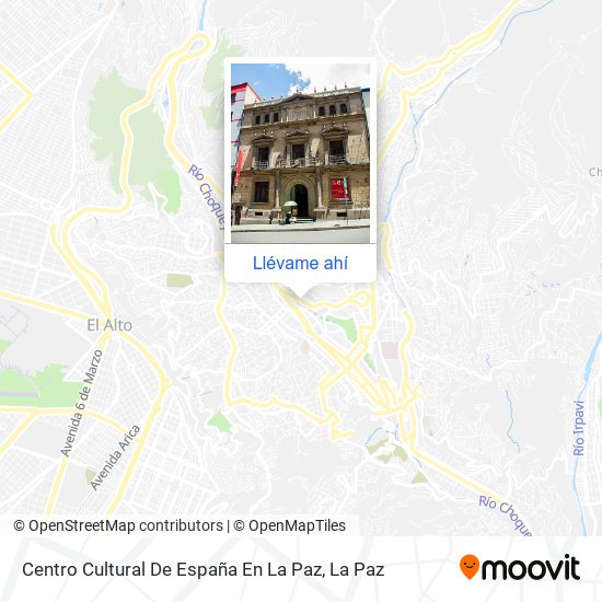 Mapa de Centro Cultural De España En La Paz