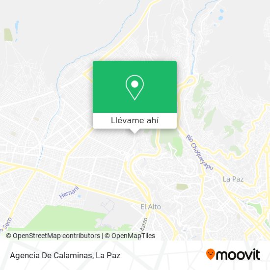 Mapa de Agencia De Calaminas