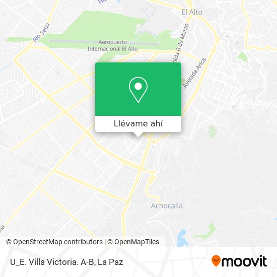 Mapa de U_E. Villa Victoria. A-B