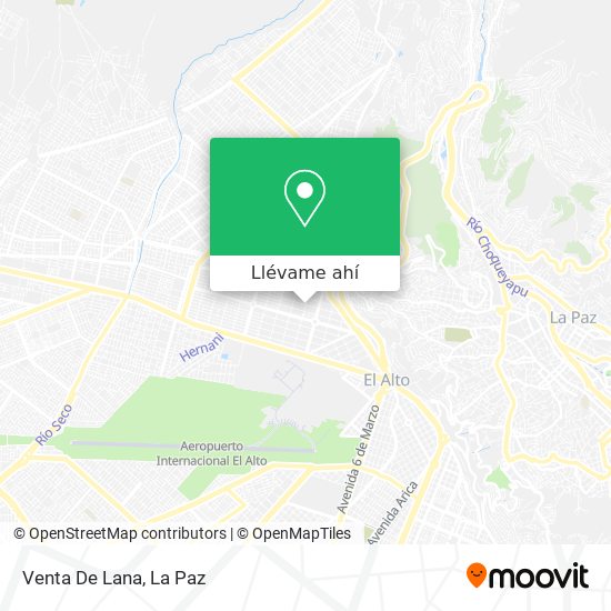 Mapa de Venta De Lana