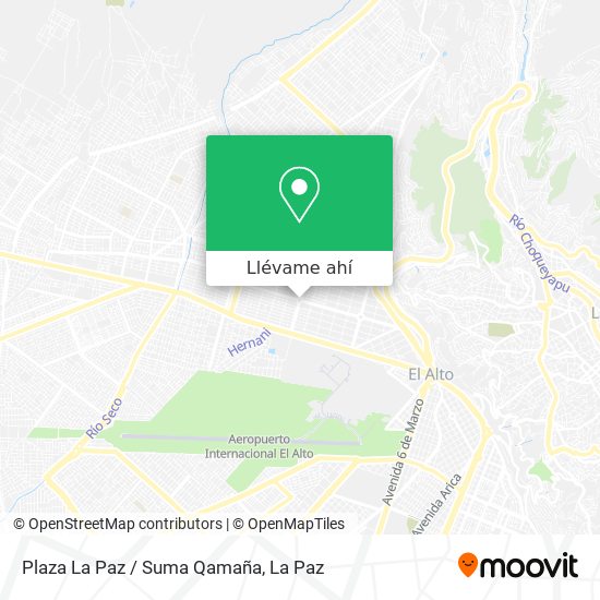 Mapa de Plaza La Paz / Suma Qamaña