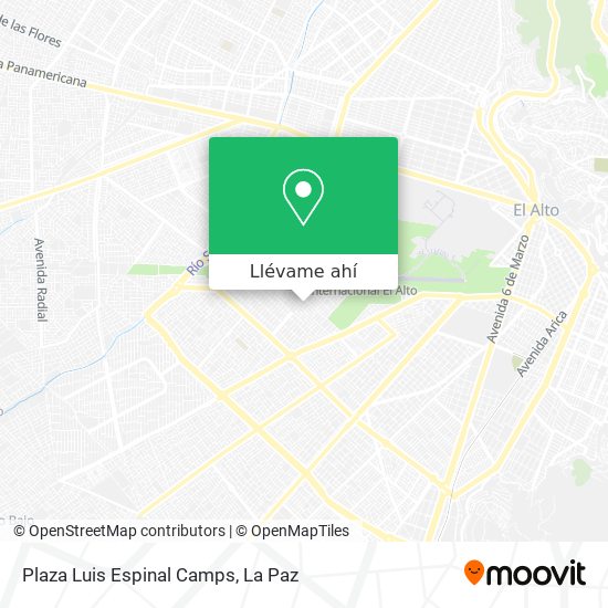 Mapa de Plaza Luis Espinal Camps