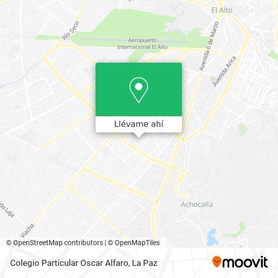 Mapa de Colegio Particular Oscar Alfaro