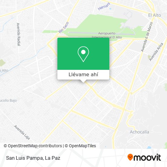 Mapa de San Luis Pampa