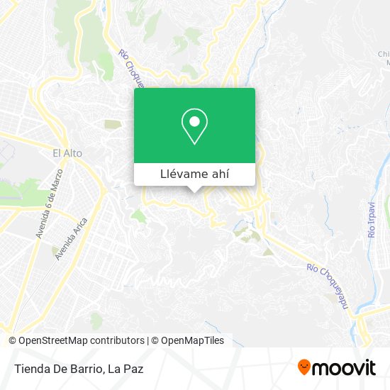 Mapa de Tienda De Barrio