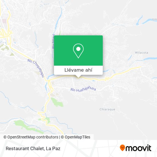 Mapa de Restaurant Chalet