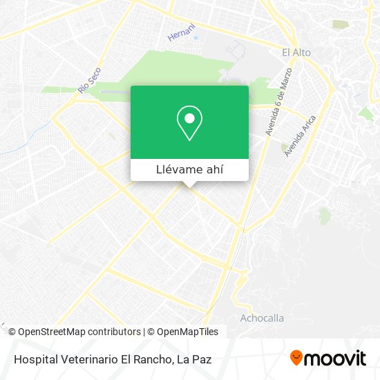 Mapa de Hospital Veterinario El Rancho