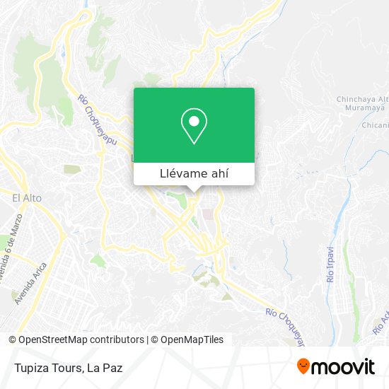 Mapa de Tupiza Tours