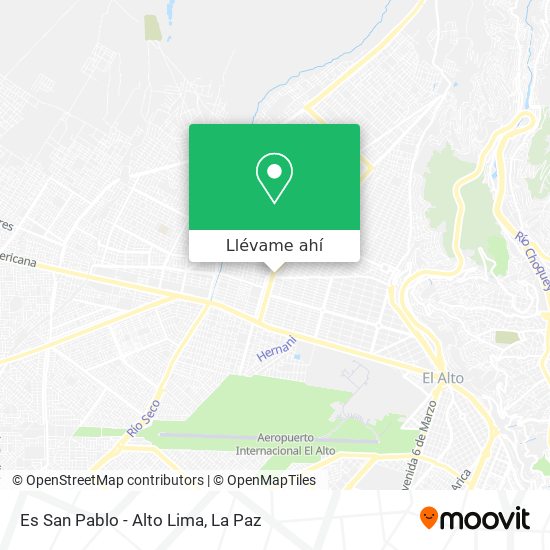 Mapa de Es San Pablo - Alto Lima