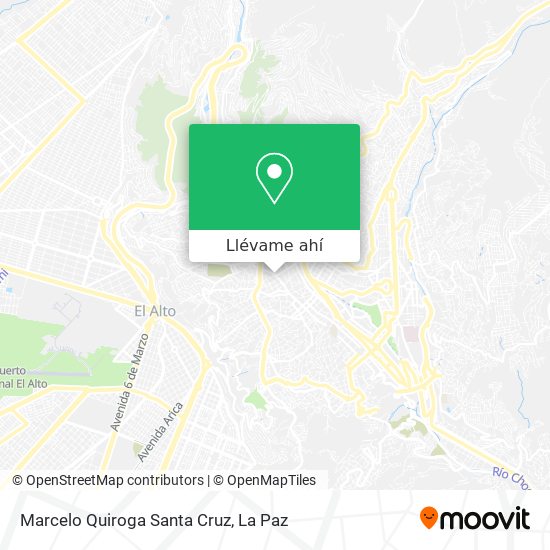 Mapa de Marcelo Quiroga Santa Cruz