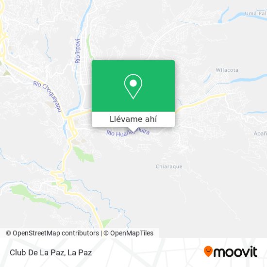 Mapa de Club De La Paz